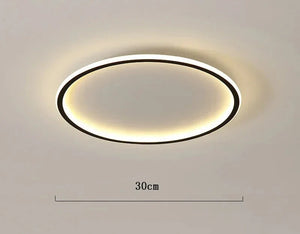Minimalistische Ronde Halo LED Plafondlamp – Moderne Sfeerverlichting