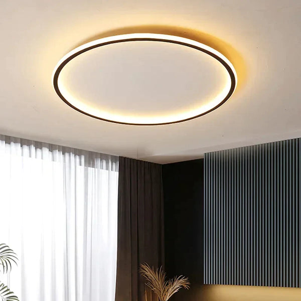 Minimalistische Ronde Halo LED Plafondlamp – Moderne Sfeerverlichting