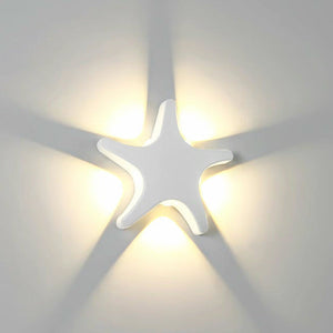 Zeesterren LED Wandlamp – Moderne Kuststijl voor Binnen & Buiten
