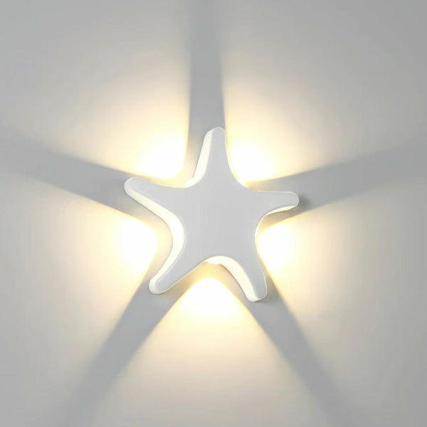 Zeesterren LED Wandlamp – Moderne Kuststijl voor Binnen & Buiten