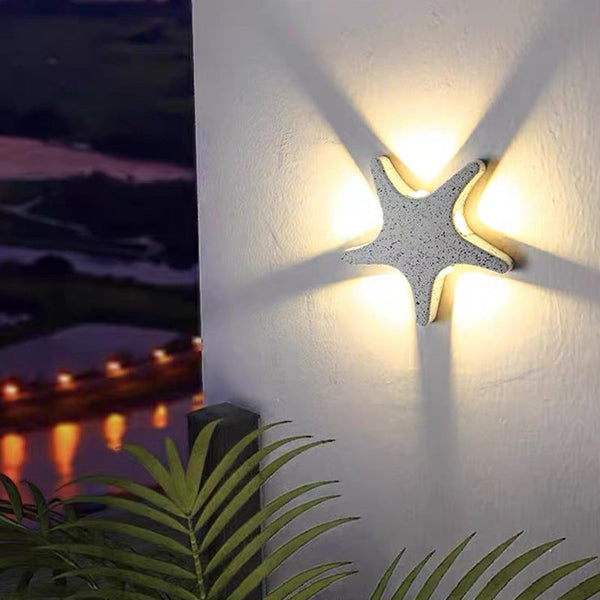Zeesterren LED Wandlamp – Moderne Kuststijl voor Binnen & Buiten