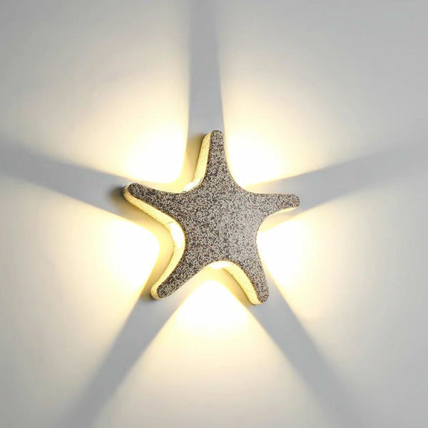 Zeesterren LED Wandlamp – Moderne Kuststijl voor Binnen & Buiten