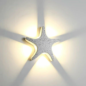 Zeesterren LED Wandlamp – Moderne Kuststijl voor Binnen & Buiten