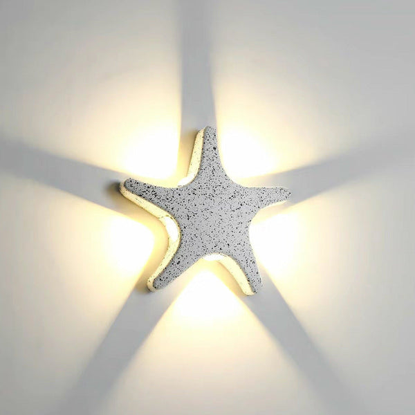 Zeesterren LED Wandlamp – Moderne Kuststijl voor Binnen & Buiten