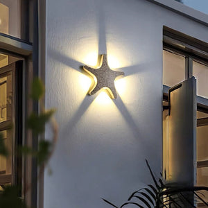 Zeesterren LED Wandlamp – Moderne Kuststijl voor Binnen & Buiten