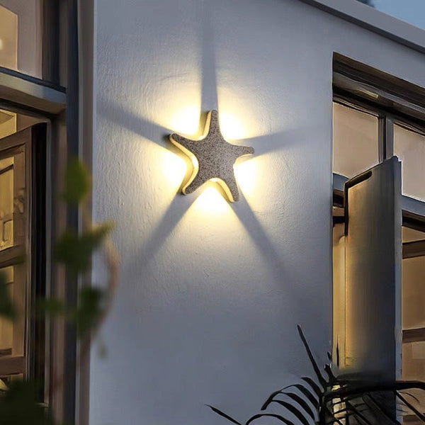 Zeesterren LED Wandlamp – Moderne Kuststijl voor Binnen & Buiten