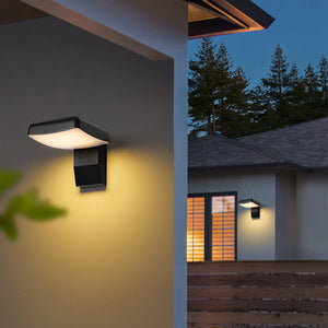 Draaibare Bewegingssensor LED Buitenlamp – 2400 Lumen Waterdichte Wandverlichting