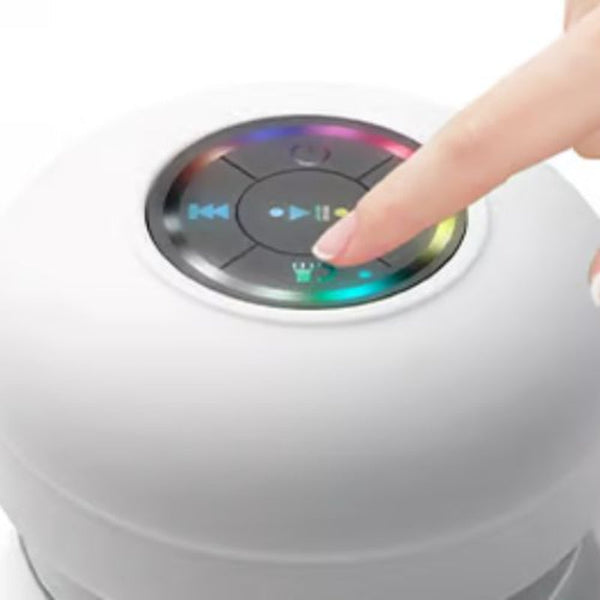 Draagbare Waterdichte LED Bluetooth Speaker met Kleurrijke Lichten  Draadloze Muziek Overal