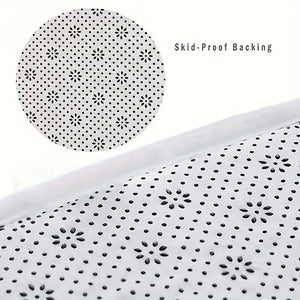 Zwarte Badkamermat | Dikke Antislip Waterabsorberende Badmat voor Ultiem Comfort