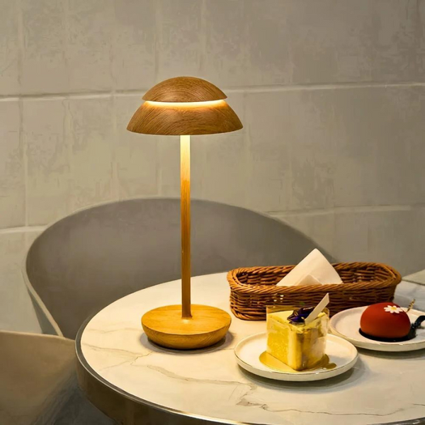Draagbare Draadloze Tafellamp 34cm  LED Verlichting voor Binnen  Buiten voor Gezellige Sfeer
