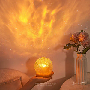 Kalmerende Watergolf Projector Lamp met Afstandsbediening  Ontspannende Sfeerverlichting voor Thuis