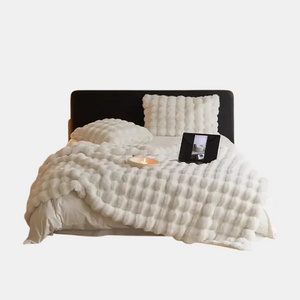 Zachte Fleece Plaid  Gezellig Dekentje voor Bed & Bank het Hele Jaar Door