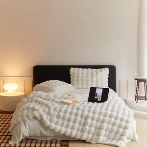 Zachte Fleece Plaid  Gezellig Dekentje voor Bed & Bank het Hele Jaar Door