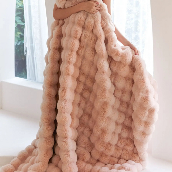 Zachte Fleece Plaid  Gezellig Dekentje voor Bed & Bank het Hele Jaar Door