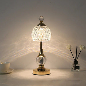 Elegante Kristal Acryl Tafellamp  Zacht Sfeerverlichting voor Stijlvolle Woondecoratie
