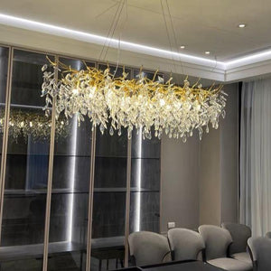 Elegante Takkenkroonluchter Plafondlamp – Moderne Kristallen Hanglamp