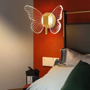 Vlinder LED Wandlamp  Gezellige Binnenverlichting voor Slaapkamer  Woonkamer