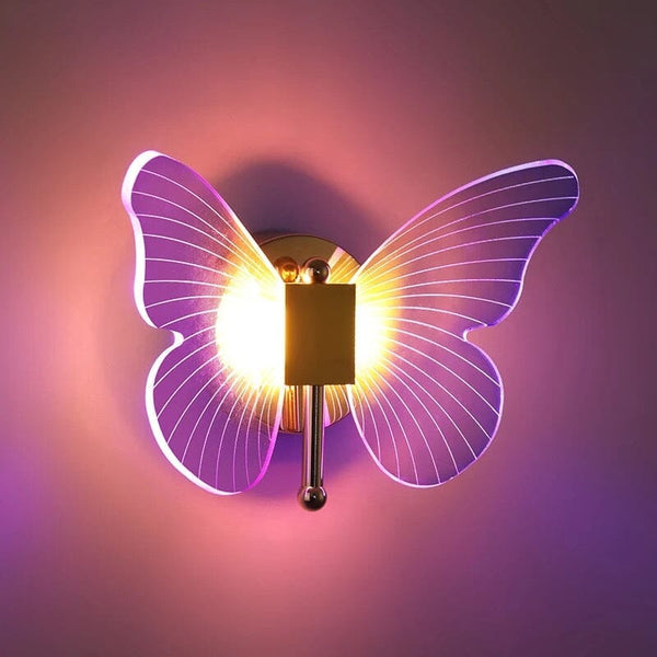 Vlinder LED Wandlamp  Gezellige Binnenverlichting voor Slaapkamer  Woonkamer