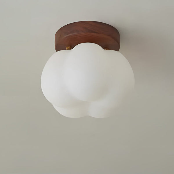 Charmante LED Plafondlamp in Pompoenvorm  Speelse Woondecoratie voor Gezellige Interieurs