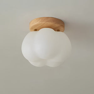 Charmante LED Plafondlamp in Pompoenvorm  Speelse Woondecoratie voor Gezellige Interieurs