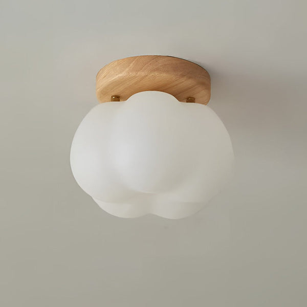 Charmante LED Plafondlamp in Pompoenvorm  Speelse Woondecoratie voor Gezellige Interieurs