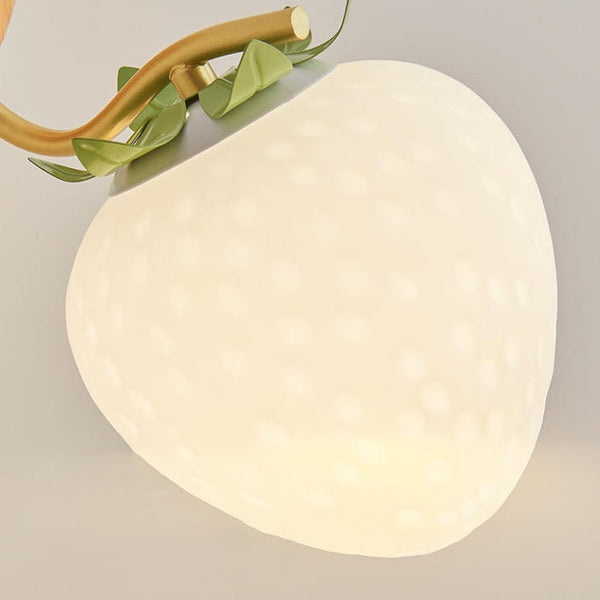 Charmante Scandinavische Wandlamp met Aardbei  en Pompoenontwerp voor Slaapkamer of Woonkamer