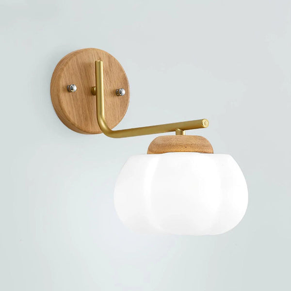 Charmante Scandinavische Wandlamp met Aardbei  en Pompoenontwerp voor Slaapkamer of Woonkamer