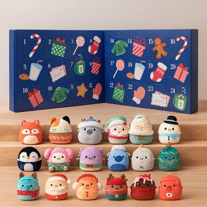 Squishmallows Adventskalender 2025 – 24 Mini Knuffels (Limited Edition)