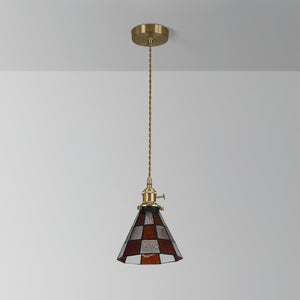 Chic Retro Hanglamp  Artistiek Metaal  en Glasontwerp voor Stijlvolle Interieurs