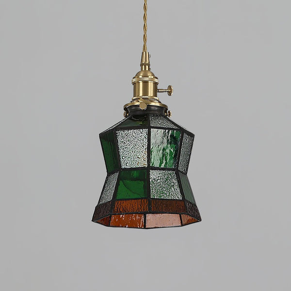 Chic Retro Hanglamp  Artistiek Metaal  en Glasontwerp voor Stijlvolle Interieurs