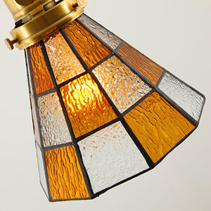 Chic Retro Hanglamp  Artistiek Metaal  en Glasontwerp voor Stijlvolle Interieurs