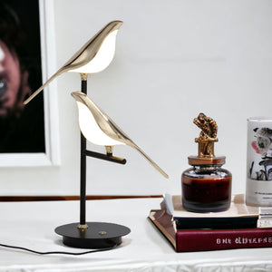 Charmante LED Bureau Lamp in Vogelform – Moderne Woondecoratie