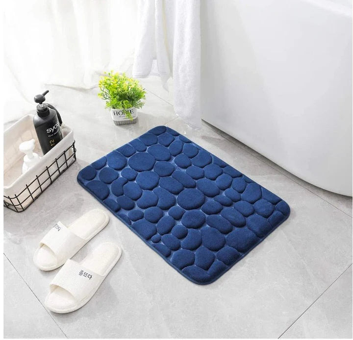 CobbleMat | Antislip PVC Bademat met Kiezelsteen Design – Veilige & Stijlvolle Badkamer Accessoire