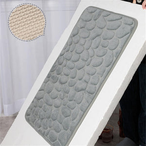 CobbleMat | Antislip PVC Bademat met Kiezelsteen Design – Veilige & Stijlvolle Badkamer Accessoire