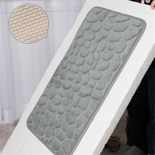 CobbleMat | Antislip PVC Bademat met Kiezelsteen Design – Veilige & Stijlvolle Badkamer Accessoire