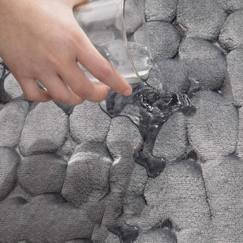 CobbleMat | Antislip PVC Bademat met Kiezelsteen Design – Veilige & Stijlvolle Badkamer Accessoire