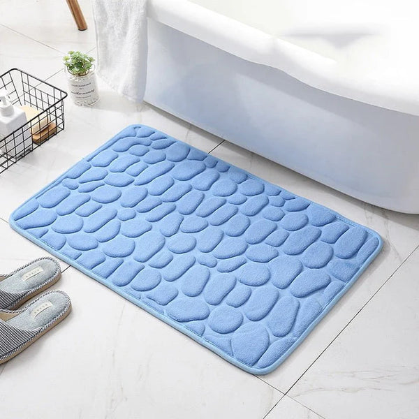 CobbleMat | Antislip PVC Bademat met Kiezelsteen Design – Veilige & Stijlvolle Badkamer Accessoire