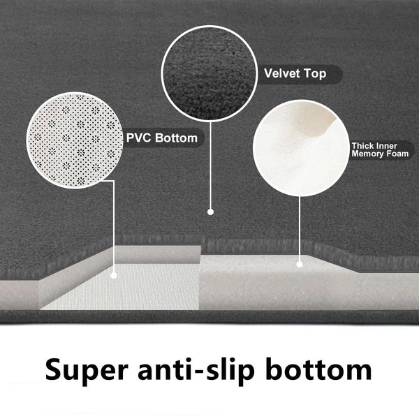 CobbleSoft 3D Badmat | Antislip Absorberende Badkamer Mat 40x60cm