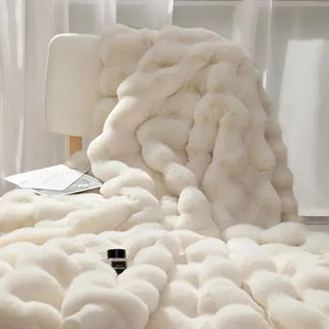 Colin Pluche Deken | Superzachte Winter Plaid voor Slaapkamer & Woonkamer