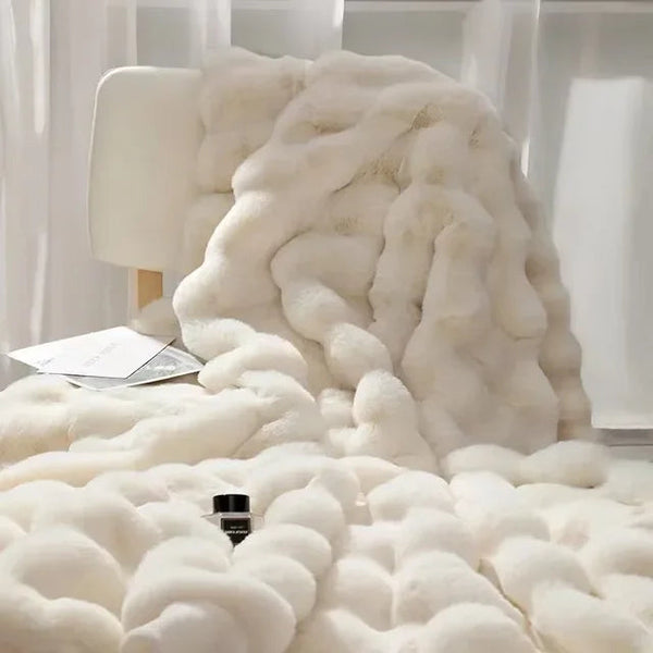 Colin Pluche Deken | Superzachte Winter Plaid voor Slaapkamer & Woonkamer