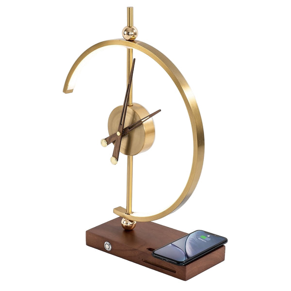 Minimalistische Tafellamp met Zacht LED Licht – Modern Glas & Metaal Design