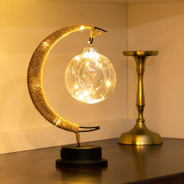 Maan Geïnspireerde LED Tafellamp met Touch – Sfeervolle Woondecoratie voor Slaapkamer & Woonkamer