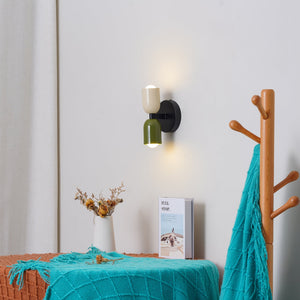 Moderne Dubbele Wandlamp – Zwart met Goud | E27 Fitting