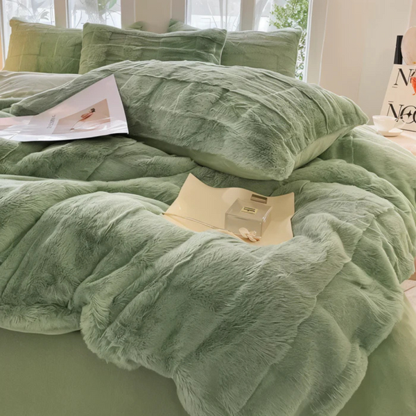 Ultra-Zachte Fleece Dekbedovertrek 155x220 – Gezellige & Warme Beddengoed voor Alle Seizoenen