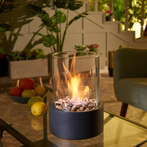 CozyFlame Draagbare Tafelhaard – Binnen & Buiten Decoratieve Open Haard