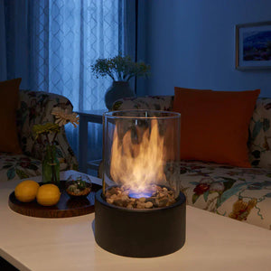 CozyFlame Draagbare Tafelhaard – Binnen & Buiten Decoratieve Open Haard