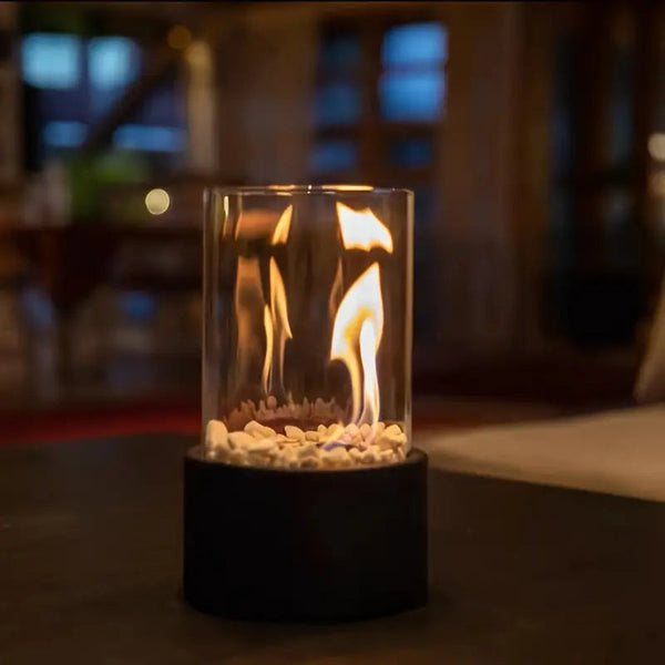 CozyFlame Draagbare Tafelhaard – Binnen & Buiten Decoratieve Open Haard