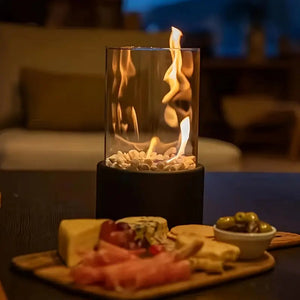 CozyFlame Draagbare Tafelhaard – Binnen & Buiten Decoratieve Open Haard