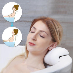 CozySoak Ergonomisch Badkussen – Nacken- & Hoofdsteun voor Ultieme Ontspanning