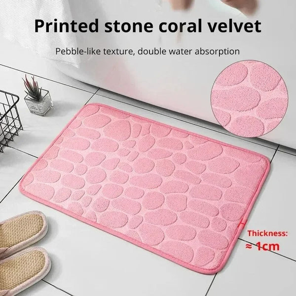CozyStone Memory Foam Antislip Tapijtmat 60x90 cm – Zachte Vloermat voor Badkamer, Woonkamer & Slaapkamer